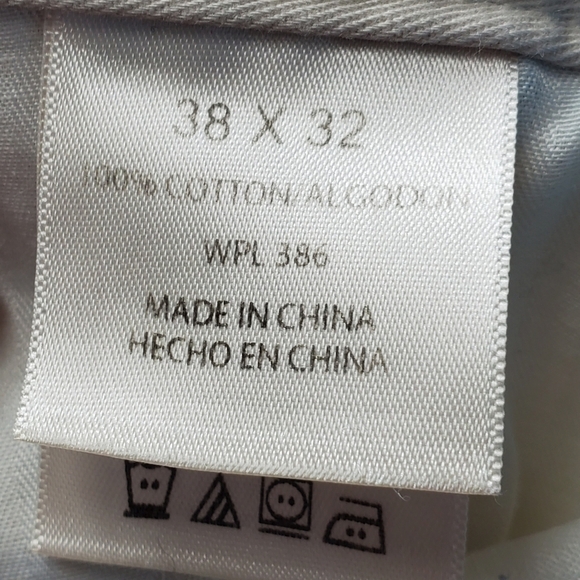 Haggar flat front cotton khaki pants 38x32 - Picture 5 of 6